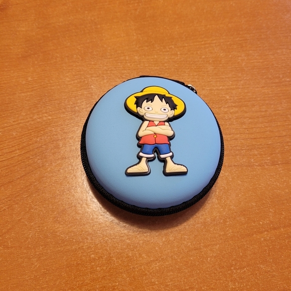 Best Japan Anime One Piece Luffy Purse Coinbag, airpods & Earbuds Cover - Picture 1 of 4